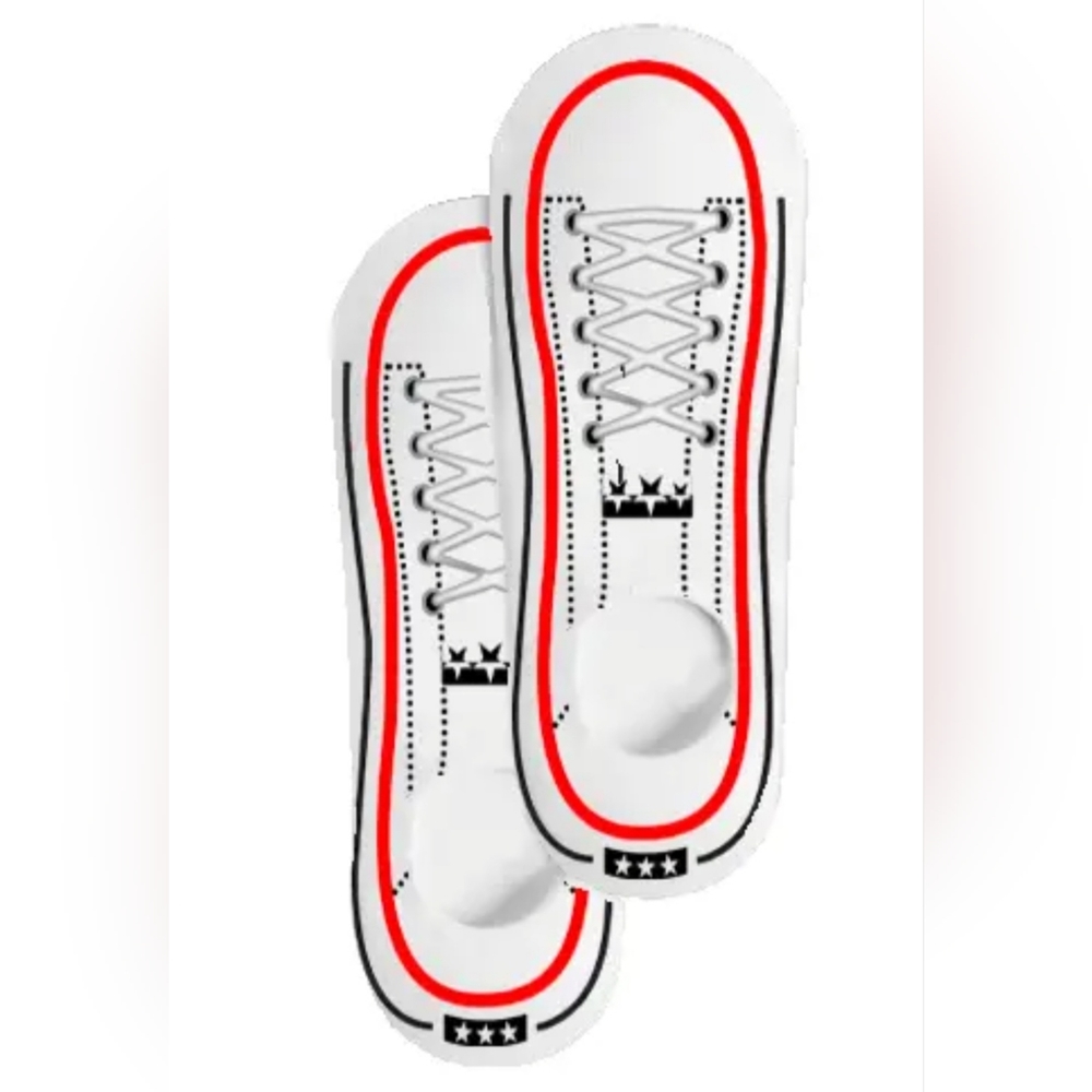 NEW! WHITE FABULOUS BOHO VINTAGE RETRO GRAPHIC LOW CUT COVERSE INSPIRED SOCKS